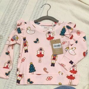 NWT Angel Dear Pink Nutcracker Sweatshirt